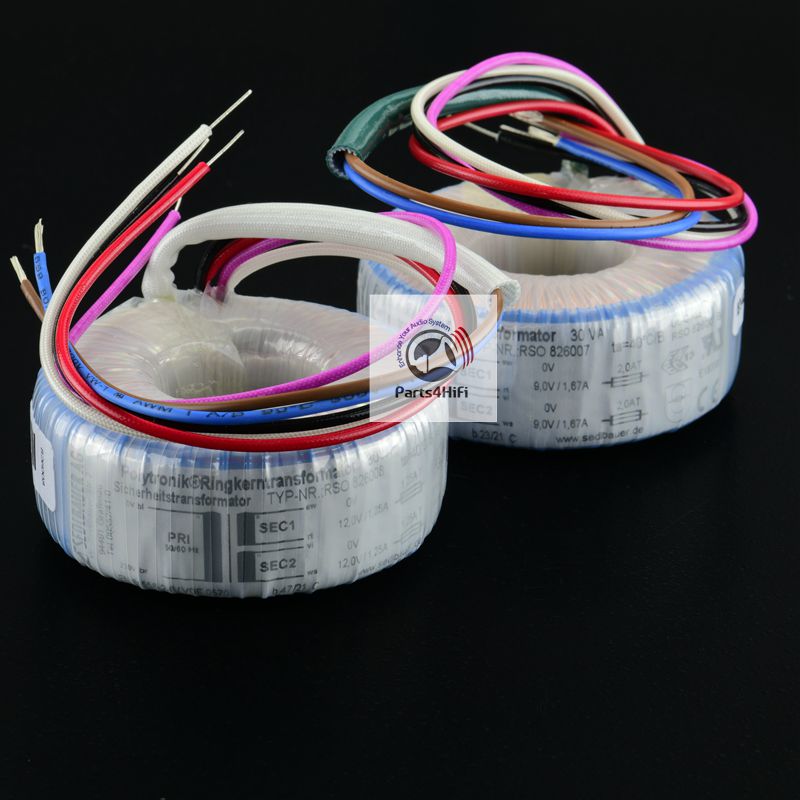 德国原产Sedlbauer赛德堡标准版环形变压器30VA 9V 12V 15V 18V