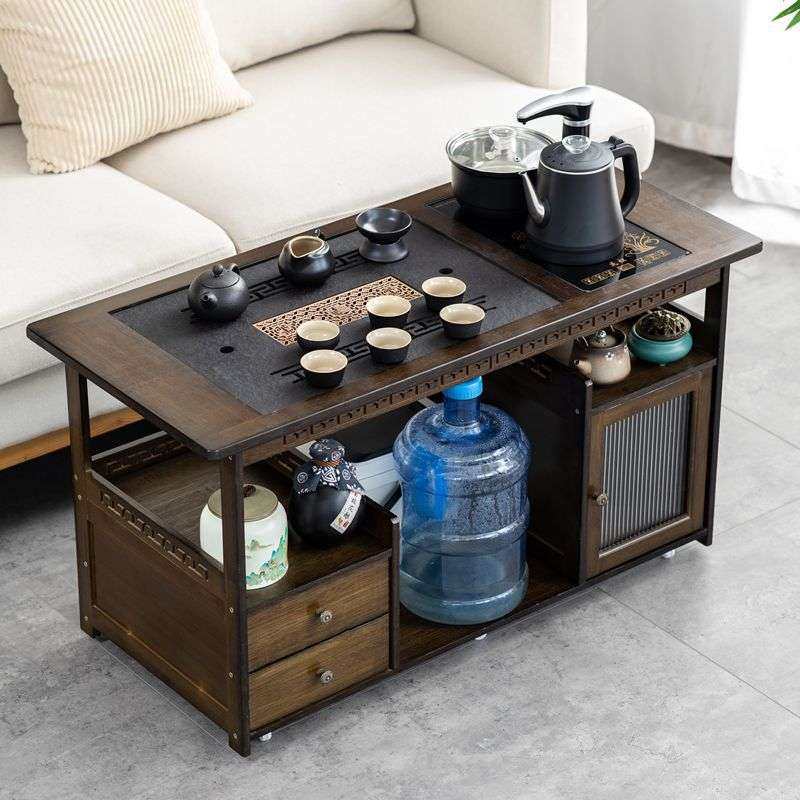 移动家用茶桌茶台客厅小茶车沙发边几带轮茶几茶具茶台烧水壶一体,3C数码配件,其它配件,淘宝优惠券,粉丝福利购,淘宝优惠卷