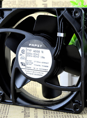 TYP4558N 220V 18W 120*120*38MM PAPST 12038 风扇 12CM 全金属