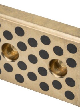 STRL/OBG12宽W20-80长L30-300无油滑板石墨镶嵌高力黄铜耐磨滑块