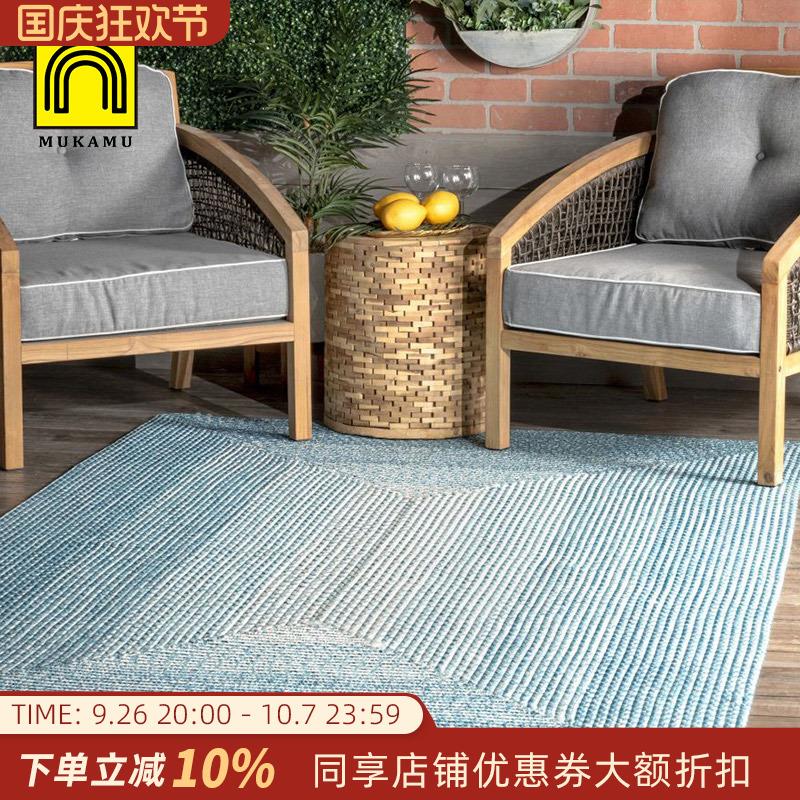 手工地毯客厅茶几毯渐变色家用阳台卧室床边毯现代简约轻奢可定制