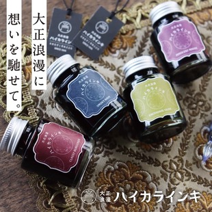 文紙大赏 nakabayashi仲林大正浪漫瓶装墨水非碳素墨水文具