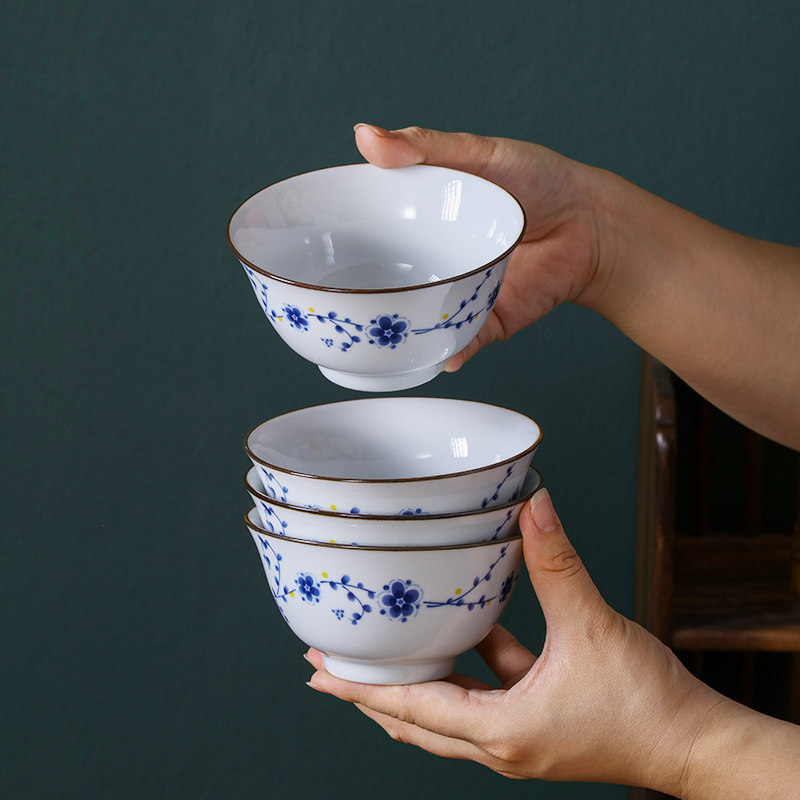 日式餐具米饭碗菜盘子家用2025新款复古吃饭碗面碗釉下彩碗碟餐具,餐饮具,碗,淘宝优惠券,粉丝福利购,淘宝优惠卷