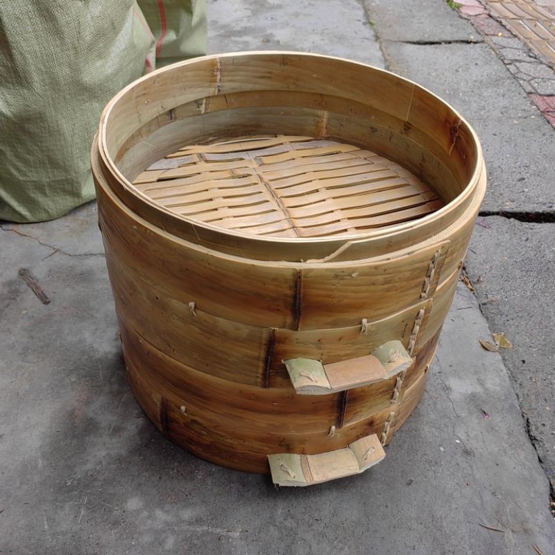 斑竹大蒸笼蒸屉加深楠竹蒸格家用竹子竹制做席蒸药材蒸笼屉商用