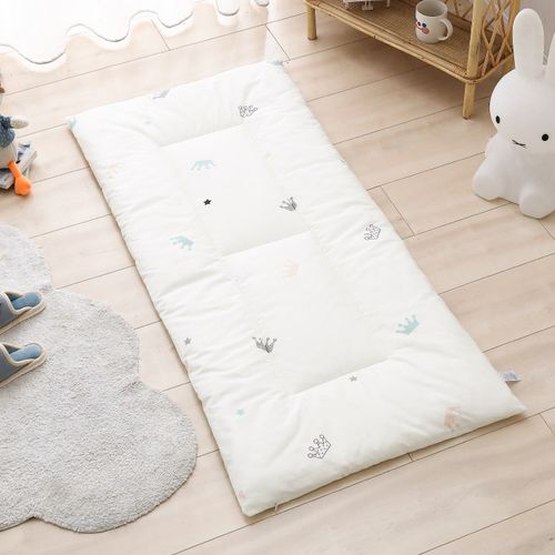 A类儿童幼儿园午睡床垫抑菌防螨大豆纤维软床褥拼接床垫被可机洗