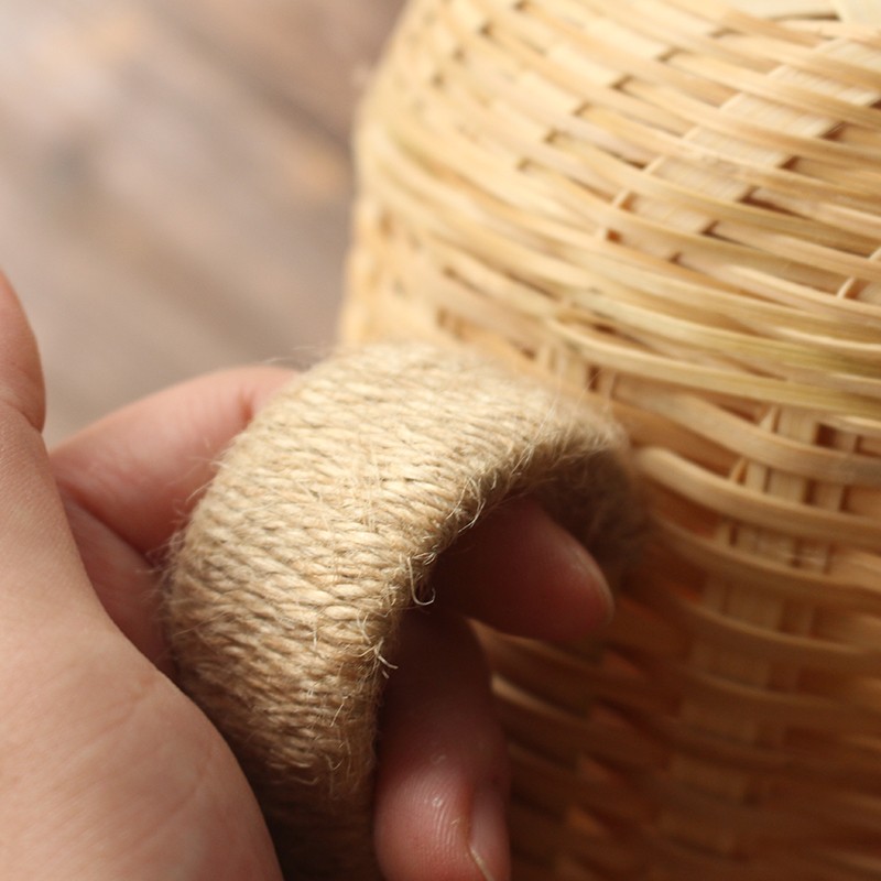 老式复古暖壶怀旧竹编热水瓶罩 茶室会所1.3升1.6升2升热水瓶壳