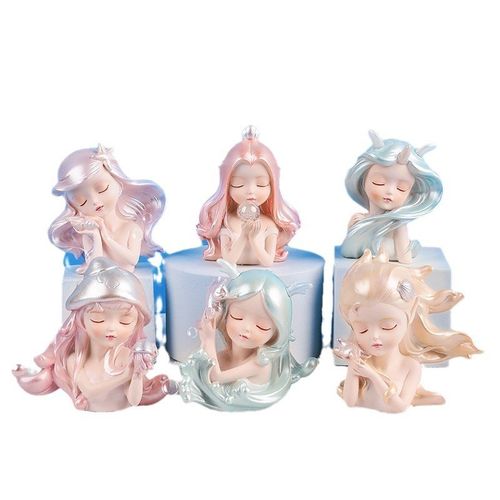 海洋女孩少女心学生礼品送女生创意桌F面装饰梦幻家居摆件汽车摆