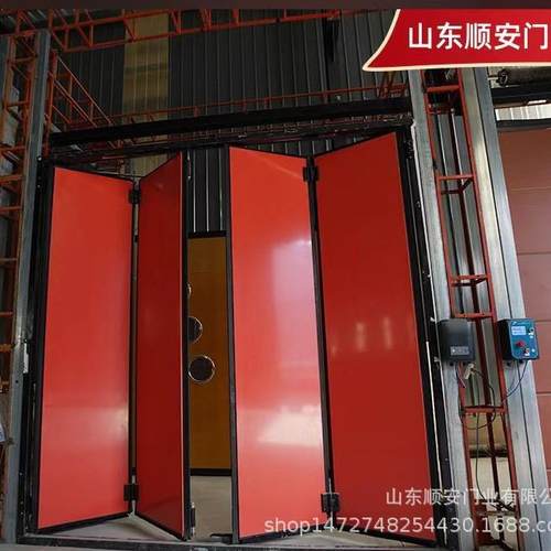 工业推拉门折叠门电动手动都可仓库大型厂房折叠门平开门工业门