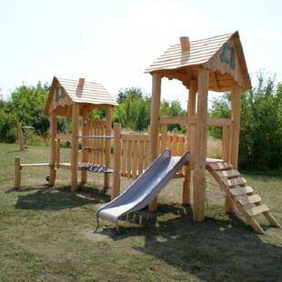 幼儿园户外大型防腐木实木滑梯室外天然儿童攀爬架运动组合多功能