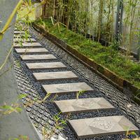 戶(hù)外踏腳石庭院花園草坪腳踏石室外造景汀步石民宿踏步石裝飾擺件