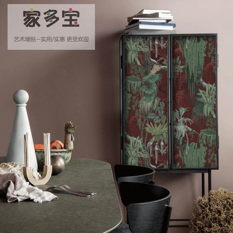 复古柜子翻新贴纸旧衣柜柜门美化遮丑鞋柜家俱壁纸加厚墙贴壁纸