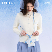 LOGICAT星星包随身百搭软糯迷你包包挂饰礼物可爱毛绒可斜挎挂件