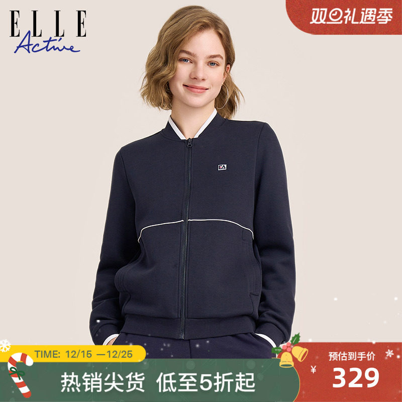 ELLEACTIVE女士运动花卉棒球服