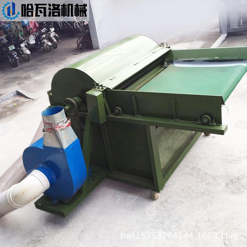 新疆棉花开棉机pp棉化纤旧衣服开绒机高效率开松羊毛机器出口