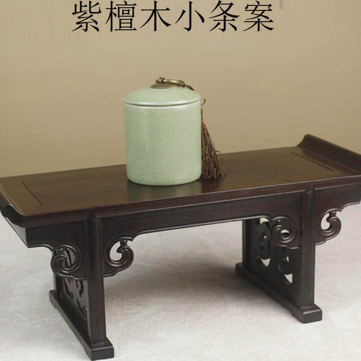 盆景长方台红木工艺品木托架紫檀木琴桌摆件瓷器实木底座观音供桌