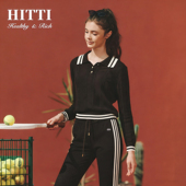 纽扣网球高尔夫针织衫 长袖 运动针织撞色女士POLO衫 Hitti2025秋季