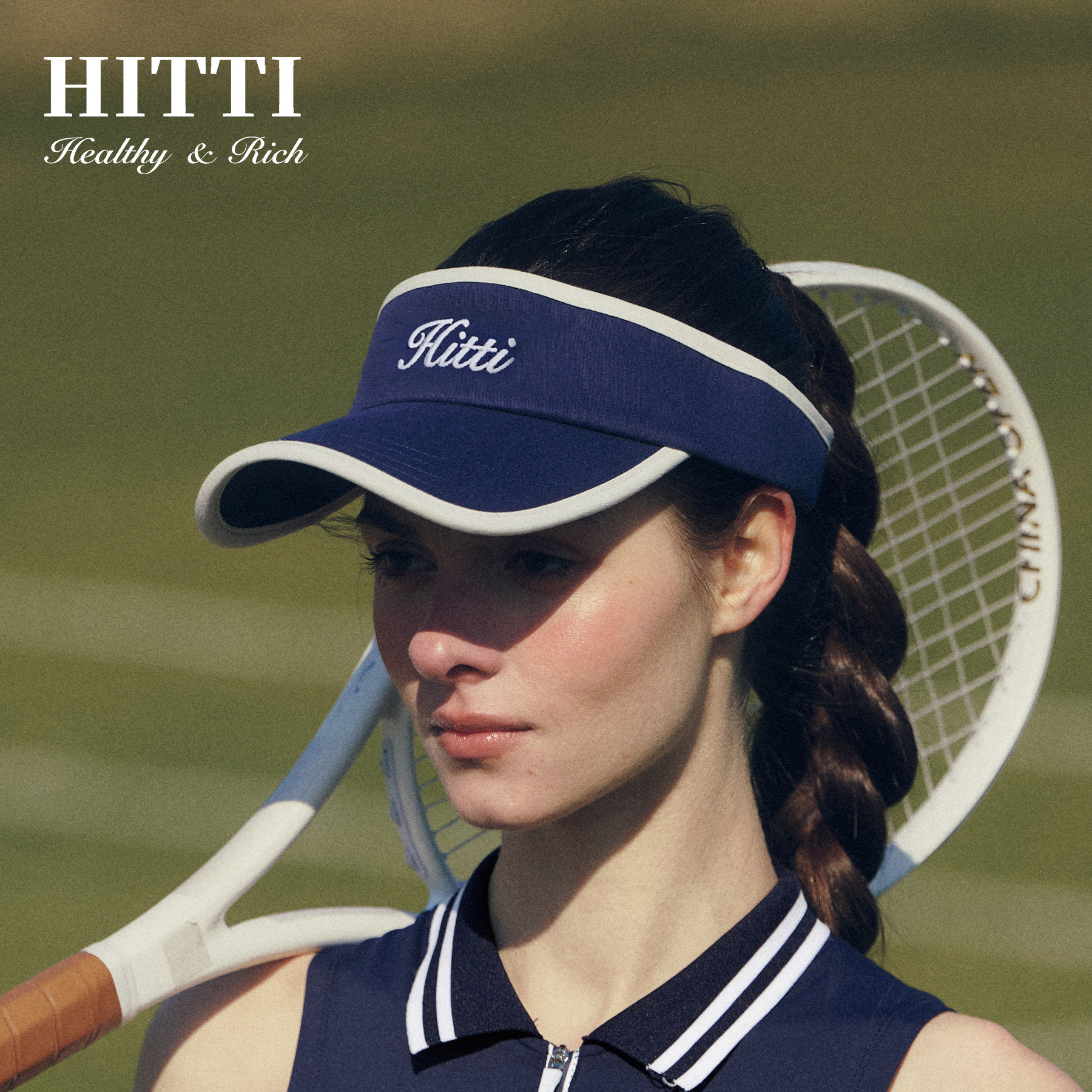 Hitti2026春夏季新网球帽户外休闲运动女士遮阳空顶帽 - 实物图