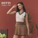 Hitti2025秋款 连衣裙网球高尔夫运动休闲连衣裙 美拉德拼色无袖