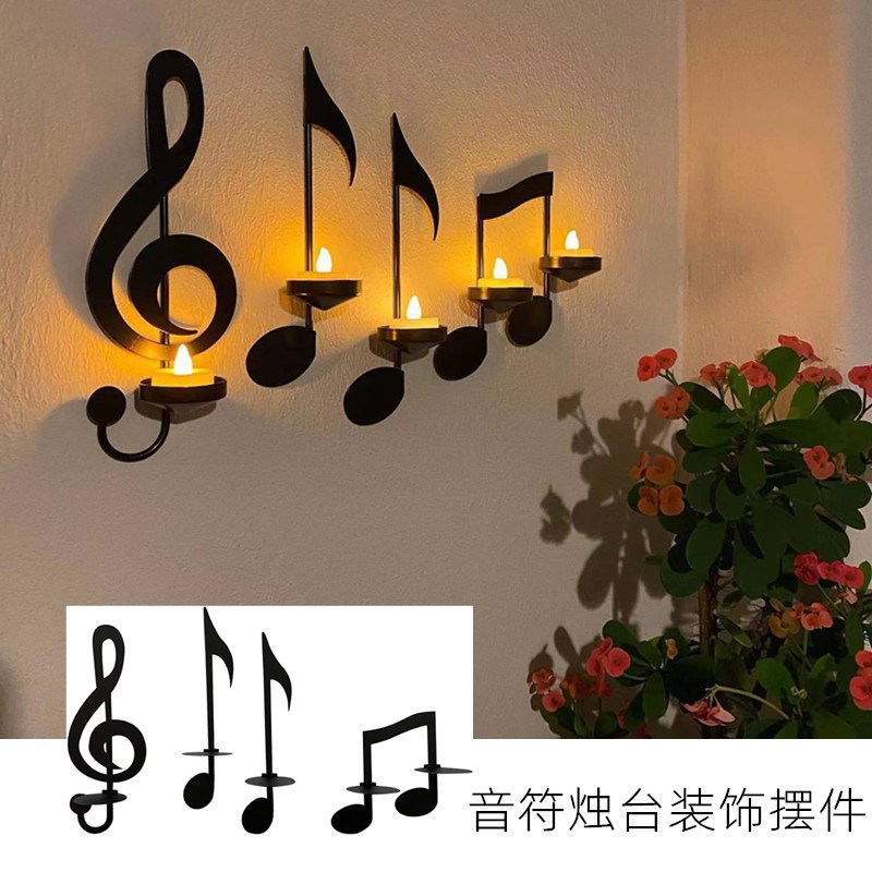 太阳能创意蜡烛台ins风烛光晚餐婚庆生日礼物摆件音乐键蜡烛台灯