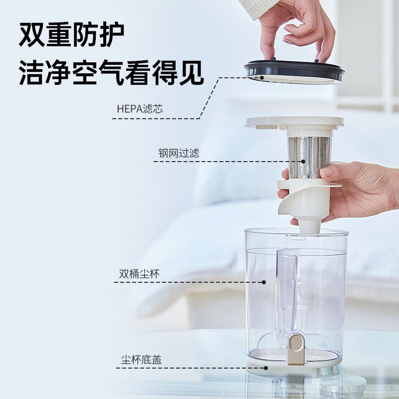 tsutaya有线吸尘器家用大吸力手持强力小型吸拖一体猫毛吸尘机
