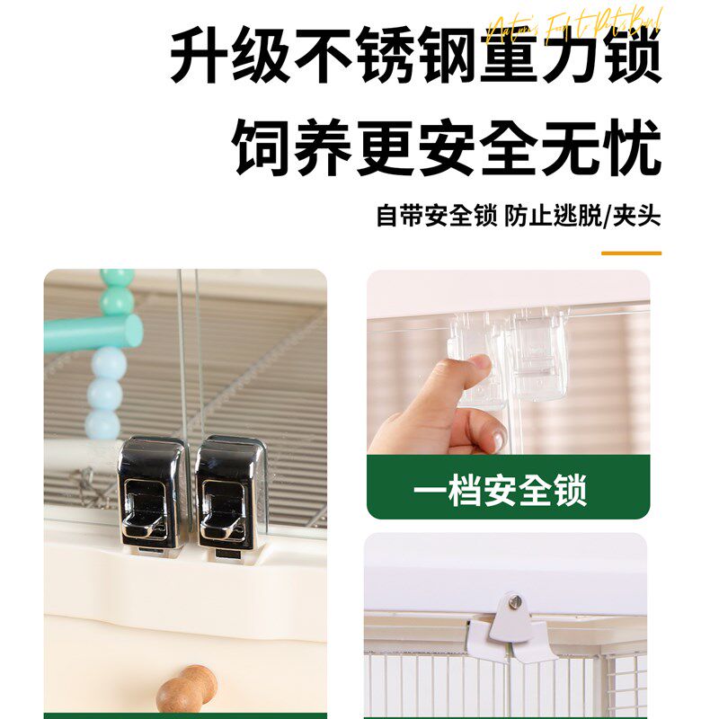 大阳鸟笼b6045s鹦鹉专用鸟笼架大型房屋不锈钢家用鸟笼架