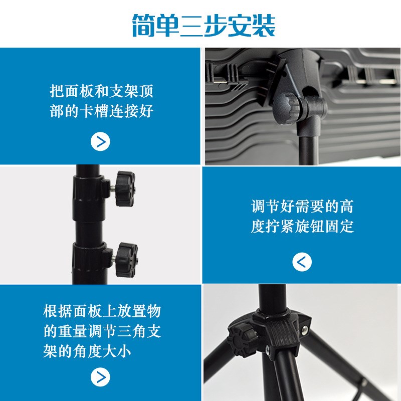 两折叠乐谱架ABS谱板轻便型曲谱台古筝便携吉他提琴二胡升降歌谱