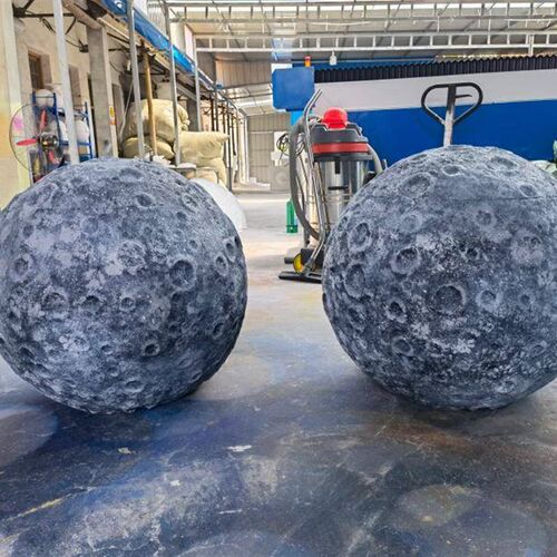 定制 3D月球月亮星球地球火星吊挂泡沫雕塑行星地形道具婚庆星空