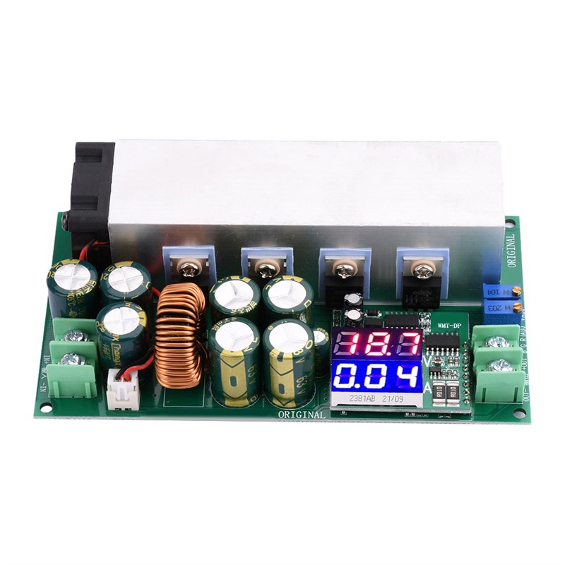 DC12-80V 20A可调降压电源模组恒流恒压模块带电压电流显示 600W