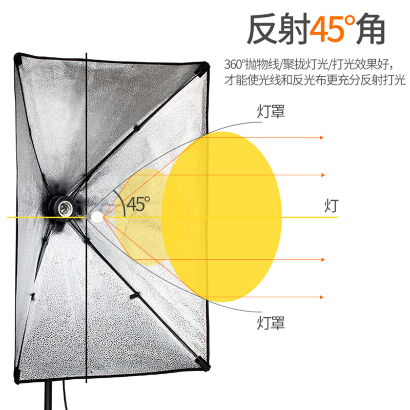 LED摄影柔光箱专业静物拍摄台 可折叠影棚设备 室内产品拍摄灯箱