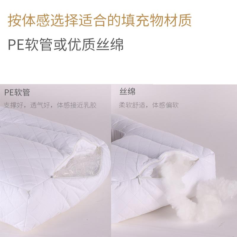 植发专用护脑悬空后脑枕头不压后脑大孔可拆洗水洗PE软管丝绵填充