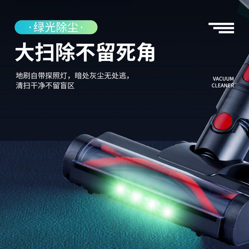小瞿吸尘器C12Pro无线家用手持大功率长续航吸尘出口彩盒奢华金杆