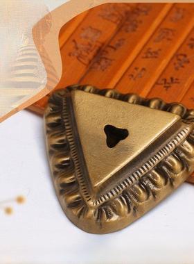 尼泊尔黄铜精密金刚基地三面Puba金刚金刚大基地莲花浮雕