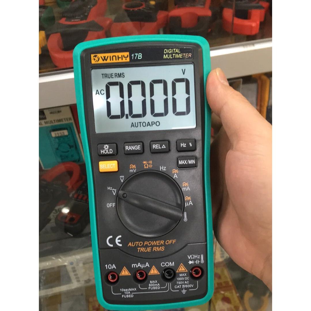 汉研17B自动量程万用表F17B+同功能款万用表 背光/温度/电容/频率