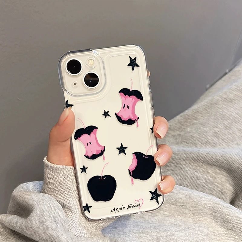 黑星星粉苹果华为小米荣耀手机壳