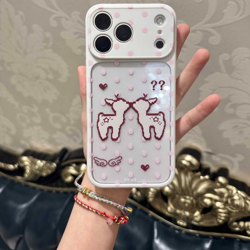 波点小鹿适用苹果17Pro/17手机壳