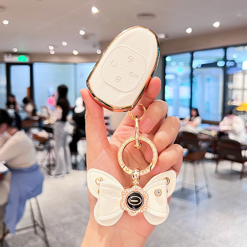 适用传祺gs4钥匙套m8宗大师gs3包gs8壳影豹m6pro车e9女gs5扣es9男