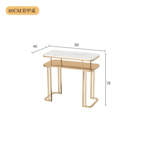 中闽芸尚美甲桌椅套装大理石单双三人美甲台全套轻奢带插座吸尘器