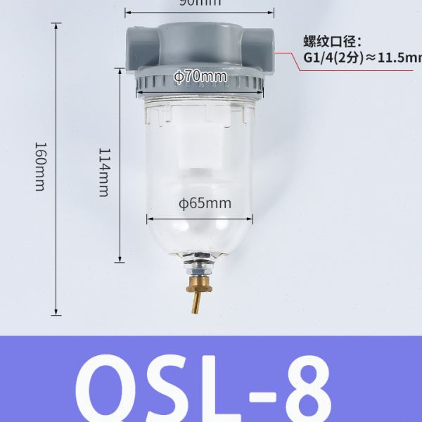 空气过滤器压油水分离器QSLH空压机QSL油雾器QIU-8/10/15/25/40
