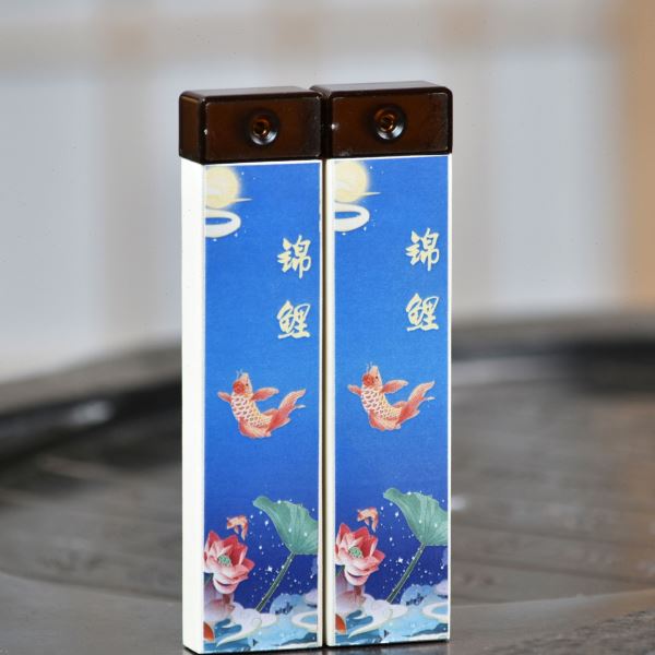 锦鲤创意新中式口袋香便携随身储香熏香一体式香管香插短款线香