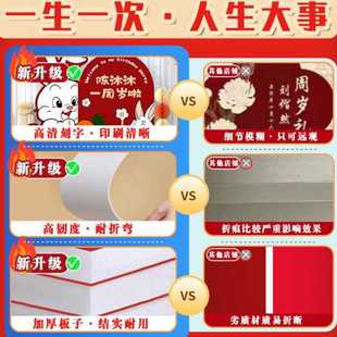 饰kt板背景墙全套女孩孩 兔一周岁生日布置抓周用品道具装