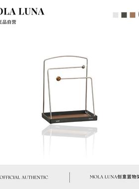 MOLA.Notold.抹布架厨房不锈钢高档窄边台面海绵沥水挂架 | 非旧