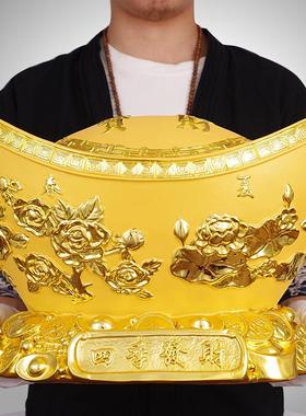 金元宝摆件聚宝盆存钱罐大号招财玄关创意家居装饰品店铺礼品摆设