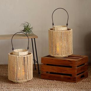 饰烛台摆件汉服拍摄道具灯笼浪漫氛围灯 手提风灯别墅家居卧室装