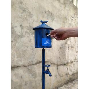 户外立式灭烟柱吸烟区灭烟桶烟蒂桶创意烟灰缸公共场所烟头收集桶