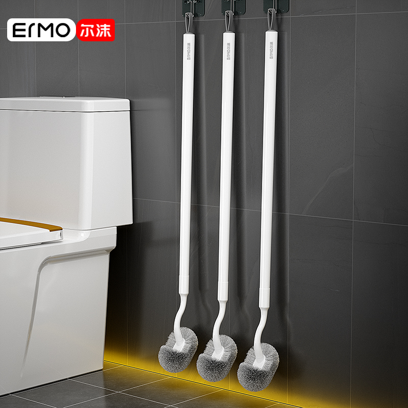 尔沫马桶刷长柄家用卫浴管道疏通器卫生间厕所刷子壁挂式清洁神器