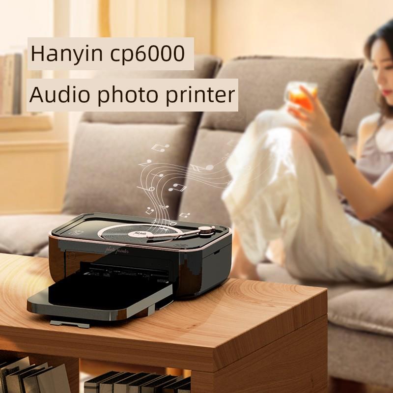 汉音音频照片打印机Cp6000家用手机照片纸照片打印机宝丽来彩色洗
