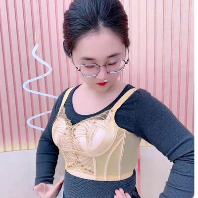调整型内衣女小胸聚拢收副乳文胸塑形矫正防下垂五排扣防外扩胸罩
