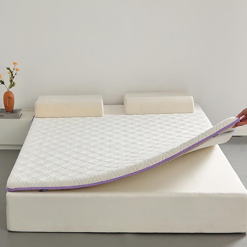 乳胶床垫软垫家用3cm薄款床褥垫硬席梦思学生宿舍保护垫双人褥子
