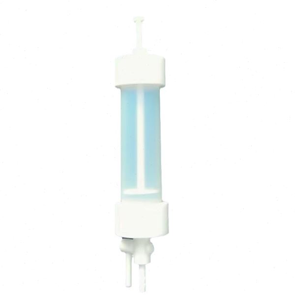 石油化工用PFA过滤柱透明聚四氟乙烯精馏柱带四氟筛板层析柱