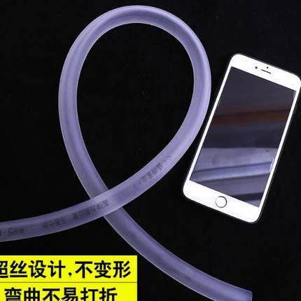 四季软管水管家用透明防冻牛筋加厚橡胶管塑料PVC蛇皮管4分6分1寸